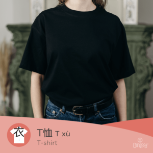 T-shirt in Chinese