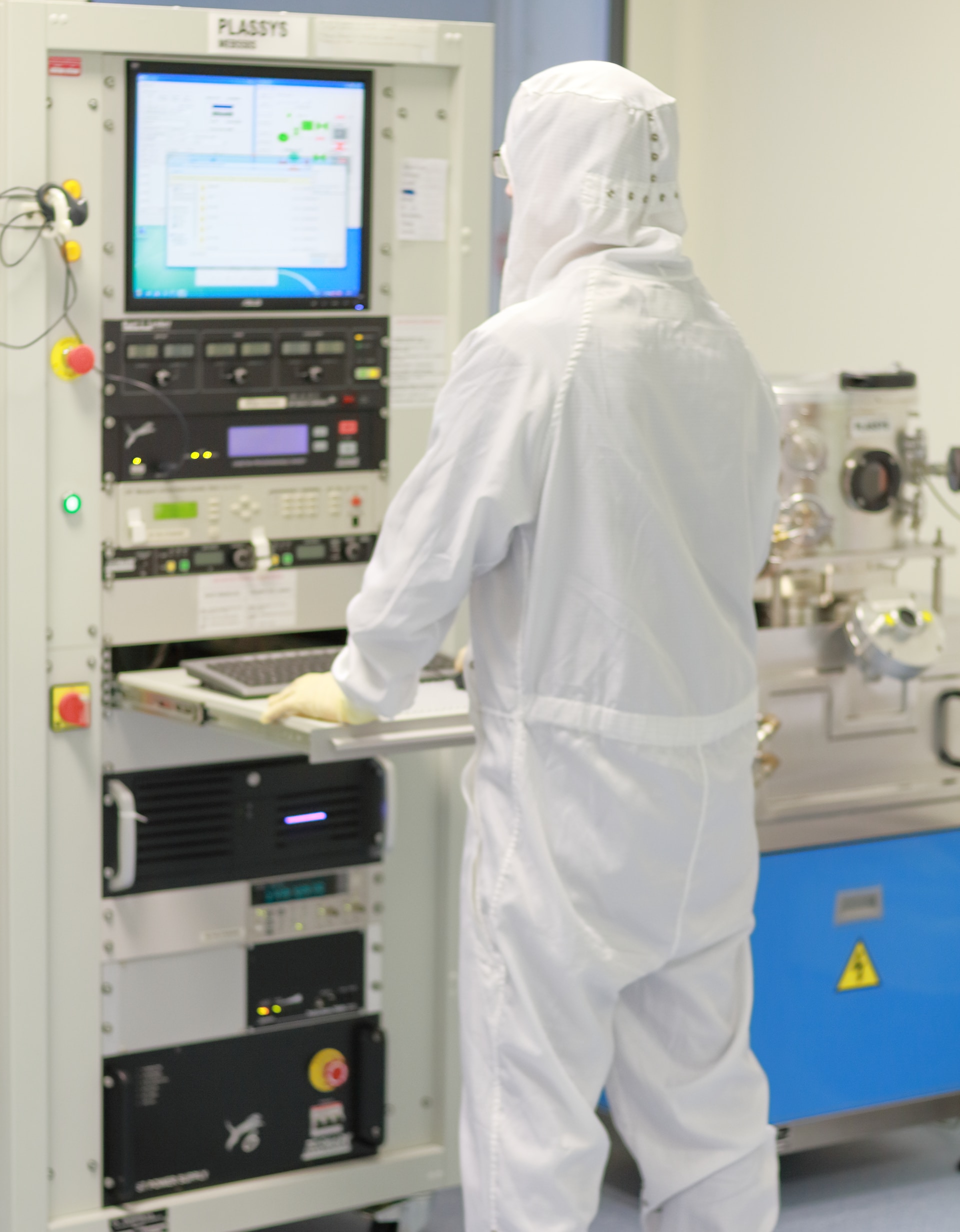 skilled work in a semiconductor fabrication plant