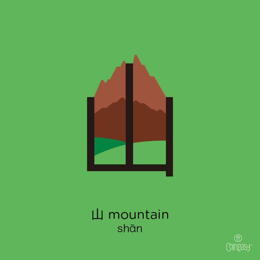 mountain in Chinese