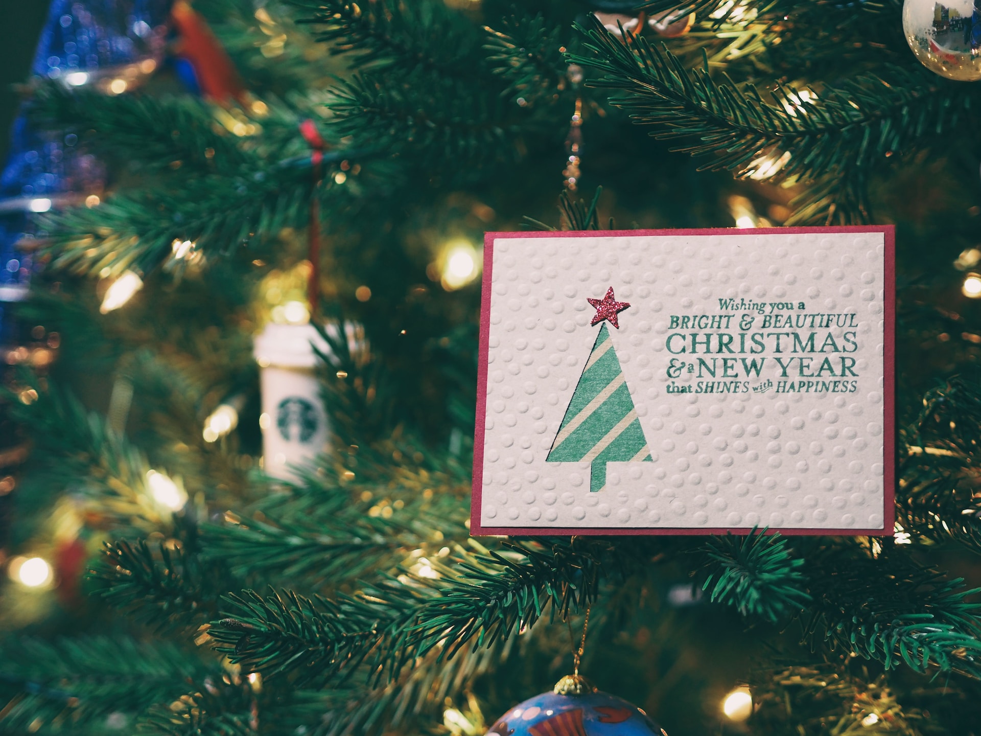 Christmas and New Year card